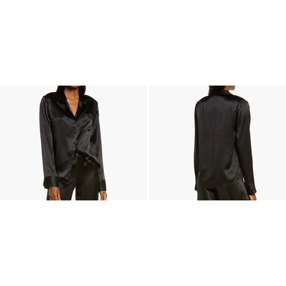 New Nordstrom Washable Silk Pajamas Size Medium in Mismatched Colors